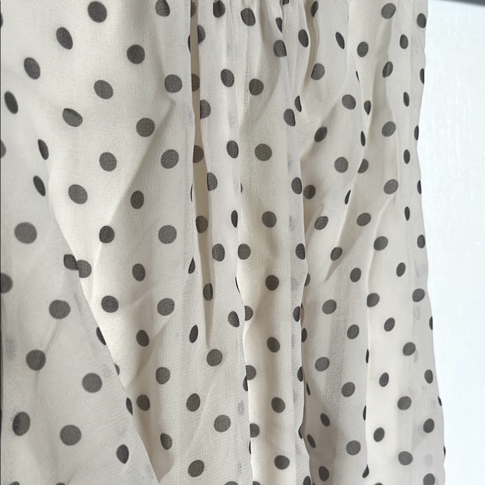 Anthropologie Staci Frati Sweet Pea Polka Dress - Black and Cream size Medium - Picture 9 of 12